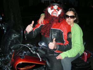 Scary Uncle Warren and his biker babe Scary Uncle Warren and his biker babe