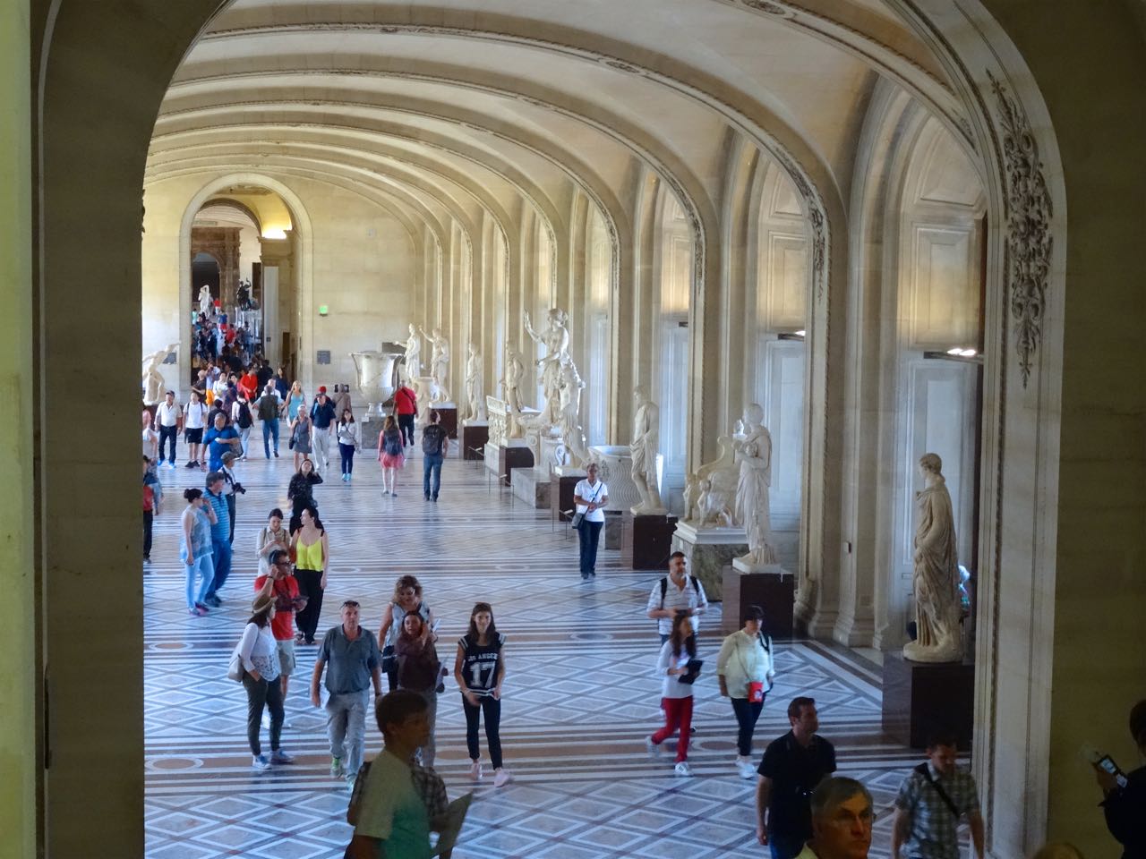 Touring the Louvre